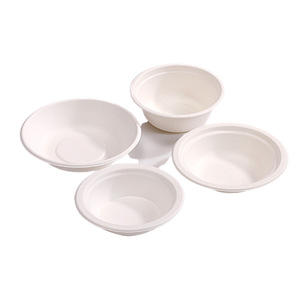 Biodegradable Sugarcane Pulp <b>Paper</b> <b>Bowls</b> Round Thickened Disposable For Party Snack Soup Dipping Sauce <b>Bowl</b> - Product Image 4