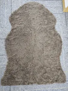 Wholesale Price Luxurious Custom Wool Length Australian Sheepskin Durable Curly Wool Upholstery Furniture Lambskin