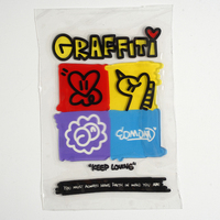Nuevo Diseño Personalizado, Película UV DTF AB Colorida, Etiquetas Decorativas Personalizadas con Logotipo, Adhesivos de Transferencia para Embalaje