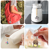 Souvenir cadeau griffe Machine produits accessoires tasse breloques bouteille d'eau décoration pendentif personnalisé verres