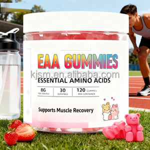 OEM EAA Gummies Essential <strong>Amino</strong> Acids with <strong>BCAA</strong>, Non-GMO, Gluten-Free, Pre-Workout Sport Supplements - Product Image 1