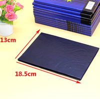 Stock de base de papier de taille double face populaire Papier filtre à charbon mince conducteur bleu