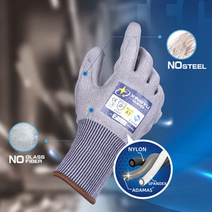 ADAMAS A5 4 X42E Anti-Cut-Handschuhe Level 5 Arbeits handschuhe Schnitt fest A9 Herren Konstruktion Anti-Rutsch-HPPE-Schnitt handschuhe - Product Image 3