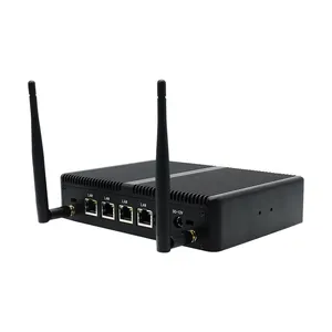 High quality Stock Mini PC intel celeron J1900 4 x Intel I211 gigabit LANs small form factor pc applied in Firewall Router