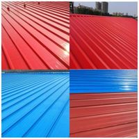 Z150 0.5mm Flexible Galvanized Corrugated Sheets Customization Colors for Commercial Construction Roof