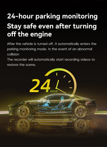 12 ''dash cam với không dây Carplay & Android Auto HD IPS màn hình cảm ứng xe gương <span class=keywords><strong>DVR</strong></span> BT ai giọng nói WDR tầm nhìn ban đêm - Product Image 5