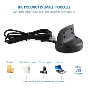 Base de Carga USB para Samsung Galaxy Gear Fit 2 R360, Cable de Carga para Reloj Inteligente, Adaptador, Soporte para <span class=keywords><strong>Fit2</strong></span> Pro R365 - Product Image 6