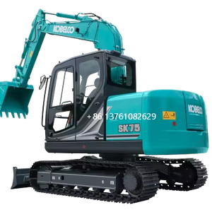 Excavadora Usada Kobelco SK75 SK60 SK130 SK140 de Bajo Consumo, Miniexcavadora Kobelco SK75 de Segunda Mano en Stock - Product Image 1