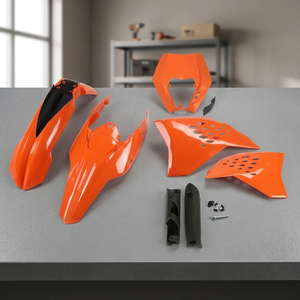 2009 2011 per KTM EXC-F 250 OEM Kit carenatura completa in plastica per moto con supporto per faro - Product Image 2