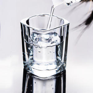 Vente en gros, verres à liqueur de mariage carrés vierges de 2oz 65ml pour le whisky, la Tequila, la <span class=keywords><strong>Vodka</strong></span>, les spiritueux et les boissons alcoolisées - Product Image 3