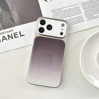Coque de téléphone de luxe à couverture intégrale avec dégradé de couleurs pour iPhone 17 Air 16 15 14 13 12 11 18 Pro Max