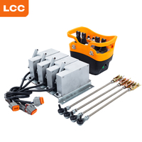 Meilleures ventes - Pompe à béton industrielle étanche 4 voies DC24V avec télécommande radio