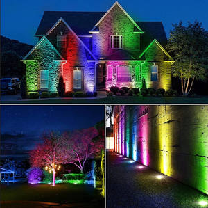 Projecteur <span class=keywords><strong>LED</strong></span> <span class=keywords><strong>Encastrable</strong></span> RGB 10W pour <span class=keywords><strong>Sol</strong></span> Extérieur, Étanche, Lumière Souterraine pour Cour, Marche, Parc, Allée et Chemin, Lampe de <span class=keywords><strong>Sol</strong></span> 110V - Product Image 6