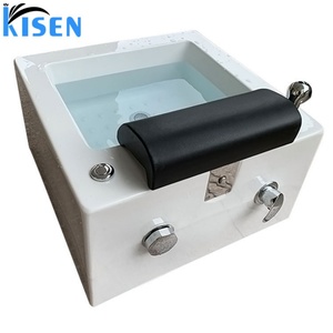 อ่างแช่เท้าพร้อมระบบนวดจากุซซี่สำหรับเก้าอี้นวดทำเล็บเท้า ยี่ห้อ Kisen Beauty Salon - Product Image 4