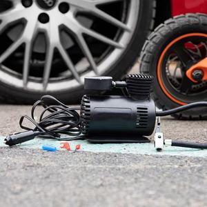 ปั๊มลมยางรถยนต์ไฟฟ้าปั๊มลมสูบลม150PSI พลาสติก DC 12V แบบพกพาสำหรับรถยนต์ - Product Image 3