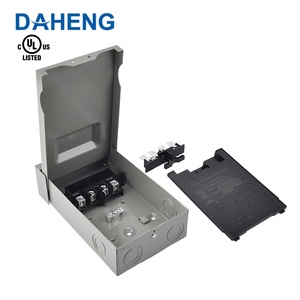 240V PDS-30A Gesmolten 1 Fase Hvac Ontkoppelen Schakelkast Metalen Laagspanningsscheiders 190X32X63Mm Voor Airconditioner - Product Image 1