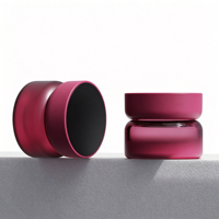 Pot cosmétique rond en plastique de 50g avec couvercle à vis, personnalisable avec logo, pour crème pour les yeux et lotion, emballage pour soins de la peau