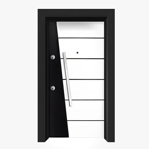 <span class=keywords><strong>Porte</strong></span> pivotante <span class=keywords><strong>d</strong></span>'<span class=keywords><strong>entrée</strong></span> commerciale de sécurité en acier blindé de style turc moderne avec prévention des incendies de surface finie 60% - Product Image 4