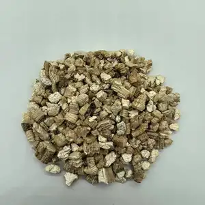 Precio más bajo Gránulos expandidos a granel vermiculita orgánica en aislamiento de pared material de fricción de vermiculita Superfina