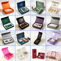Boîte-cadeau cosmétique de luxe avec impression en gravure personnalisée, emballage pour extensions de cheveux, boîte en carton avec doublure en satin de soie
