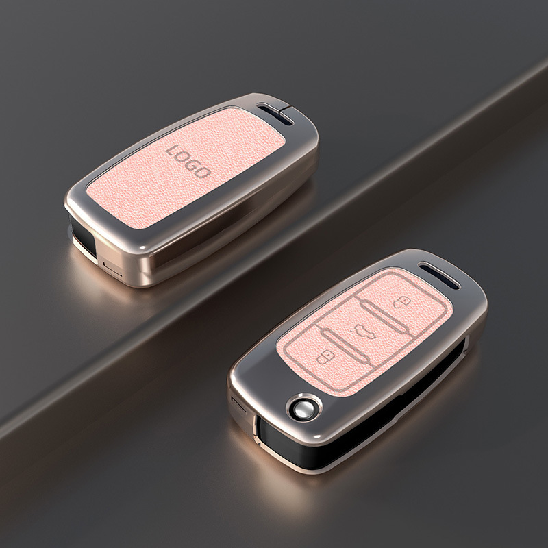 Una funda para llave rosa