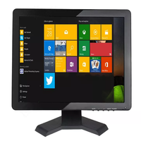 Ratio 4:3 écran 15 17 19 pouces 10 Points écran tactile capacitif LCD POS PC moniteur de bureau pour les entreprises