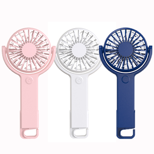 Портативный ручной вентилятор с 3 скоростями, USB-зарядкой и крючком для автомобиля, улицы и дома - Product Image 2