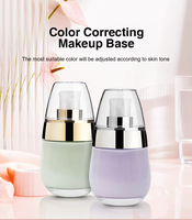SENKA Private Label Base de maquillage pour le visage à changement de couleur contrôle de l'huile pores fond de teint mat apprêt de maquillage pour peau grasse