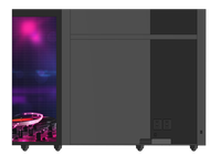 P 2,5 Pantalla LED Cabina de DJ con ruedas Pantalla de video Estación de control remoto Mesa Soporte de escritorio Cabina GOB Pantalla de visualización de pared de video
