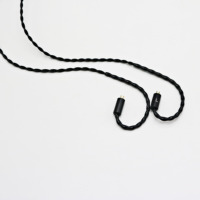 3.5mm plaqué or prise noir câble d'extension de casque torsadé adapté aux écouteurs MP3 MP4 téléphones d'ordinateur fils remplaçables