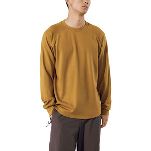 Custom Winter Warm Raglan Long Sleeve <strong>T</strong>-<strong>Shirt</strong> for Men Streetwear Solid Color Loose Crew Neck Basic Men <strong>T</strong> <strong>Shirts</strong> - Product Image 1