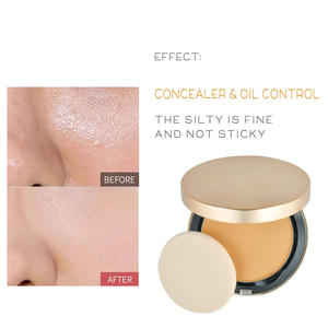 Poudre compacte vegan en gros, fond de <span class=keywords><strong>teint</strong></span> en poudre pressée, base visage personnalisée, boîte magnétique - Product Image 5