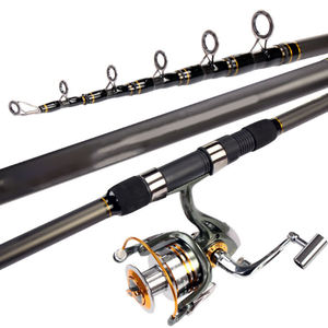 Nuevo Combo telescópico de 2,1-5,4 M, herramientas giratorias de fibra de carbono en blanco, cañas de pescar con mosca - Product Image 2