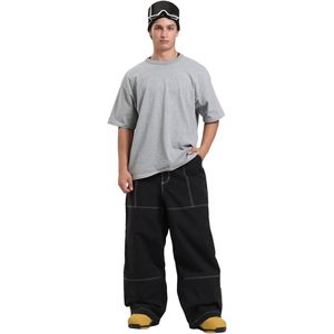Pantalons de snowboard amples pour hommes et femmes, imperméables 20K, respirants 15K, vêtements de ski isolés, unisexe adulte - Product Image 2