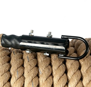 Cuerda de Entrenamiento de Yute Resistente <span class=keywords><strong>Aoson</strong></span> para Crossfit, Gimnasio, Fuerza, Duradera, 50mm/38mm, Longitud Personalizable, Equipo de Ejercicio Físico - Product Image 4