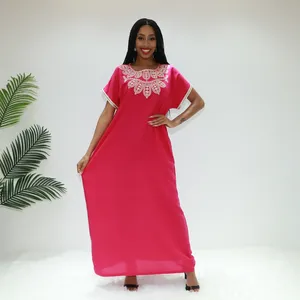 Africa clothing short sleeve kaftan STA2631F Cameroon abaya Africa printed dress