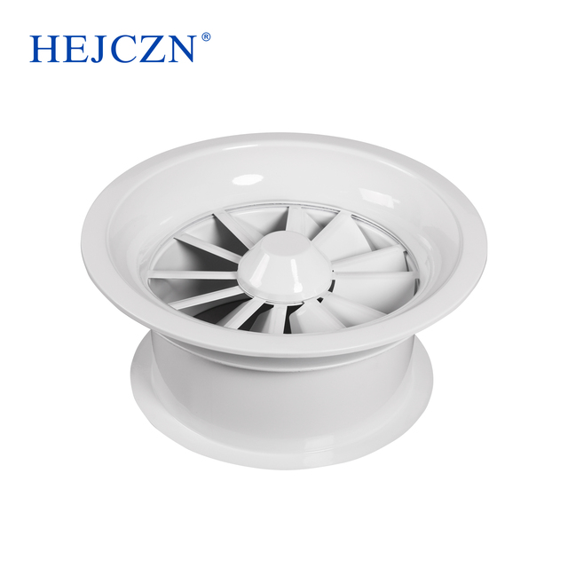 Nice Price HVAC air Conditioning Ventilation air Vent Round Temperature Sensing Adjustable Ceiling Swirl Diffusers