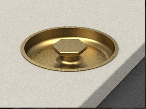 Küçük Modern Gizli Altıgen Soketli Alüminyum Alaşımlı Çekmece Kolu Dayanıklı Paslanmaz Gömülü Gizli Toka Mutfak Banyo İçin - Product Image 4