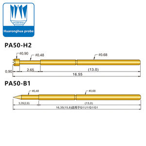 เข็มทดสอบ PA50 ซีรีส์ A/B/<span class=keywords><strong>J</strong></span>/D/H/F/Q1/Q2 ขนาด 0.68 มม. ปลอกเข็มด้านบน การออกแบบ/การผลิต PCB การทดสอบวงจรรวม Huaronghua - Product Image 6