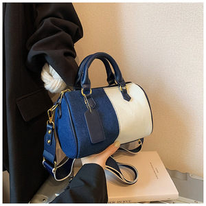 Set <span class=keywords><strong>di</strong></span> Borse da Donna <span class=keywords><strong>di</strong></span> Lusso Personalizzate, <span class=keywords><strong>Borsa</strong></span> a Tracolla in Denim <span class=keywords><strong>di</strong></span> Grande Capacità, Borse Tote Impermeabili in <span class=keywords><strong>Jeans</strong></span> - Product Image 5