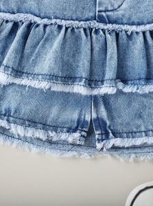 Abiti per bambini in Denim abbigliamento per bambini all'ingrosso abbigliamento per ragazze Jeans abiti per ragazza Set <span class=keywords><strong>vestiti</strong></span> per bambini giacca invernale per bambini - Product Image 4