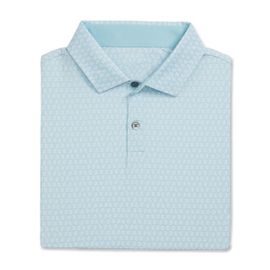 Camisetas Polo de golf para hombre de poliéster Spandex ajustado secado rápido impresión completa lisa en blanco con logotipo bordado personalizado - Product Image 2