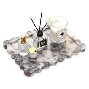 Bandeja de mármol de gama alta para artículos de baño y organización de joyas Decoración moderna para el hogar - Product Image 6