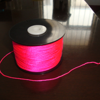 0.5mm 0.8mm 1.3mm corde de construction en Nylon de couleur fluorescente cordon de construction en Polyester ficelle de maçon torsadé