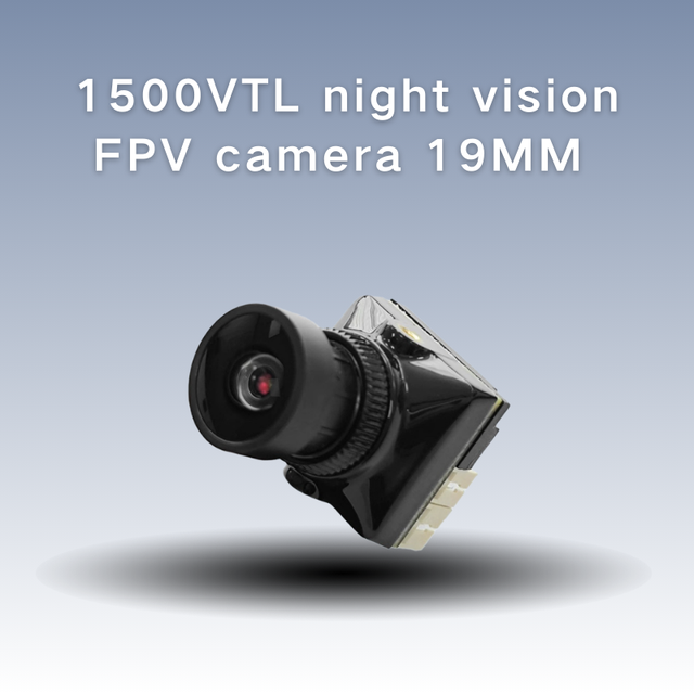 LekDro 1500VTL Night Vision FPV Drone Racing Camera for Quadcopter 19MM Plastic