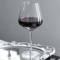 Nouvelle Arrivée - Verre à pied en verre de 590 ml, style européen vintage, pour vin rouge, en cristal, vente en gros pour mariages et fêtes