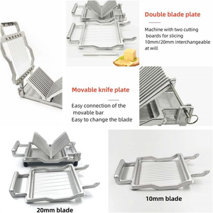 Planche à découper le fromage et le beurre en acier inoxydable avec fil de coupe, prix de gros pour usage commercial - Product Image 6