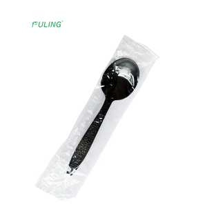 FULING Cuillères en plastique lourdes <span class=keywords><strong>Couverts</strong></span> dans un emballage individuel Cuillère à soupe en plastique jetable - Product Image 5