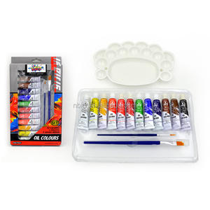 Peintures <span class=keywords><strong>à</strong></span> <span class=keywords><strong>l</strong></span>'<span class=keywords><strong>huile</strong></span> de qualité supérieure dans un ensemble complet de peintures <span class=keywords><strong>à</strong></span> <span class=keywords><strong>l</strong></span>'<span class=keywords><strong>huile</strong></span> avec pinceaux et palette - Product Image 2