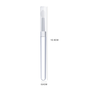 <b>Silicone</b> Powder Dusting <b>Stick</b> with Dust Proof Cap Reusable Multifunctional Nail Magic Mirror Chrome Powder Tool for Manicure - Product Image 6